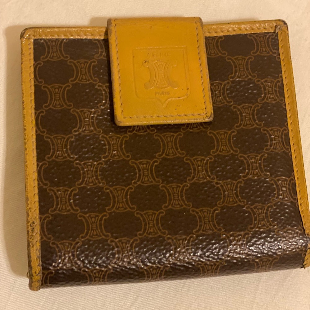 Celine Macadam Clasp Wallet